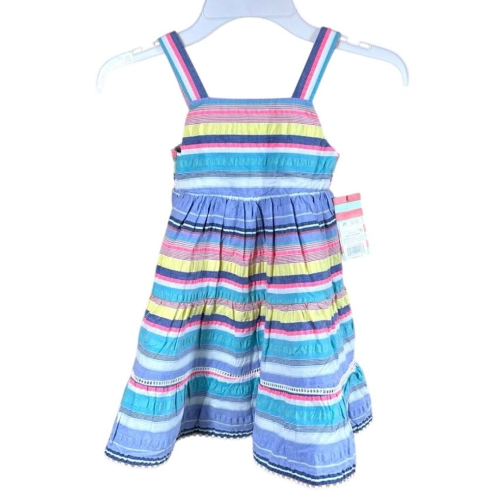 NEW Cat & Jack Toddler Girls Sun Dress Striped Size 2T NWT